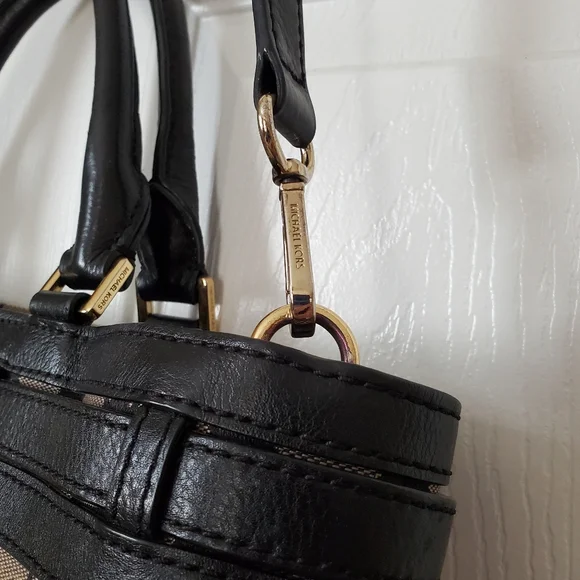 Michael Kors Monogrammed Canvas Handbag - Picture 14 of 16